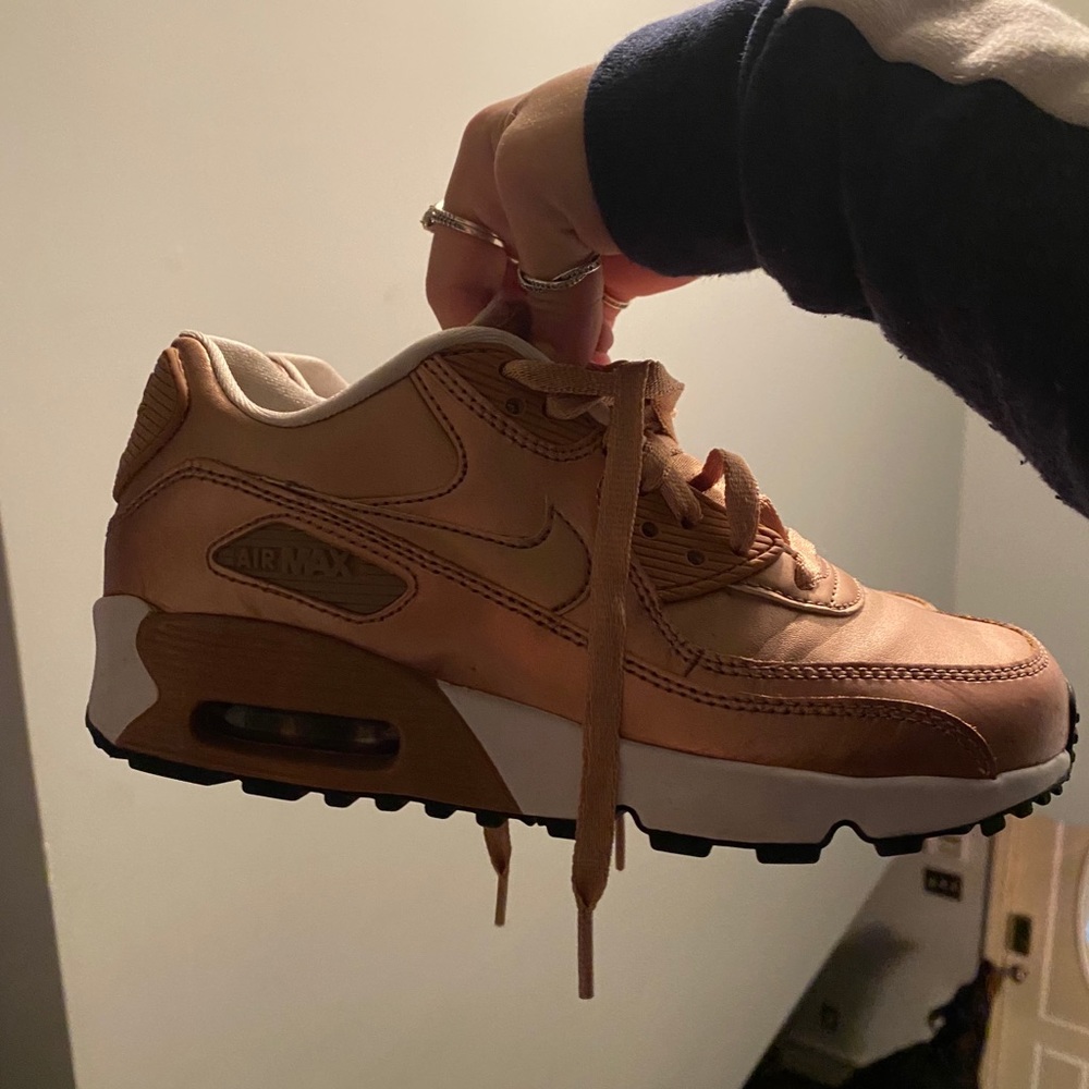 Rosegold Nike air Max 90 sneakers kids 4